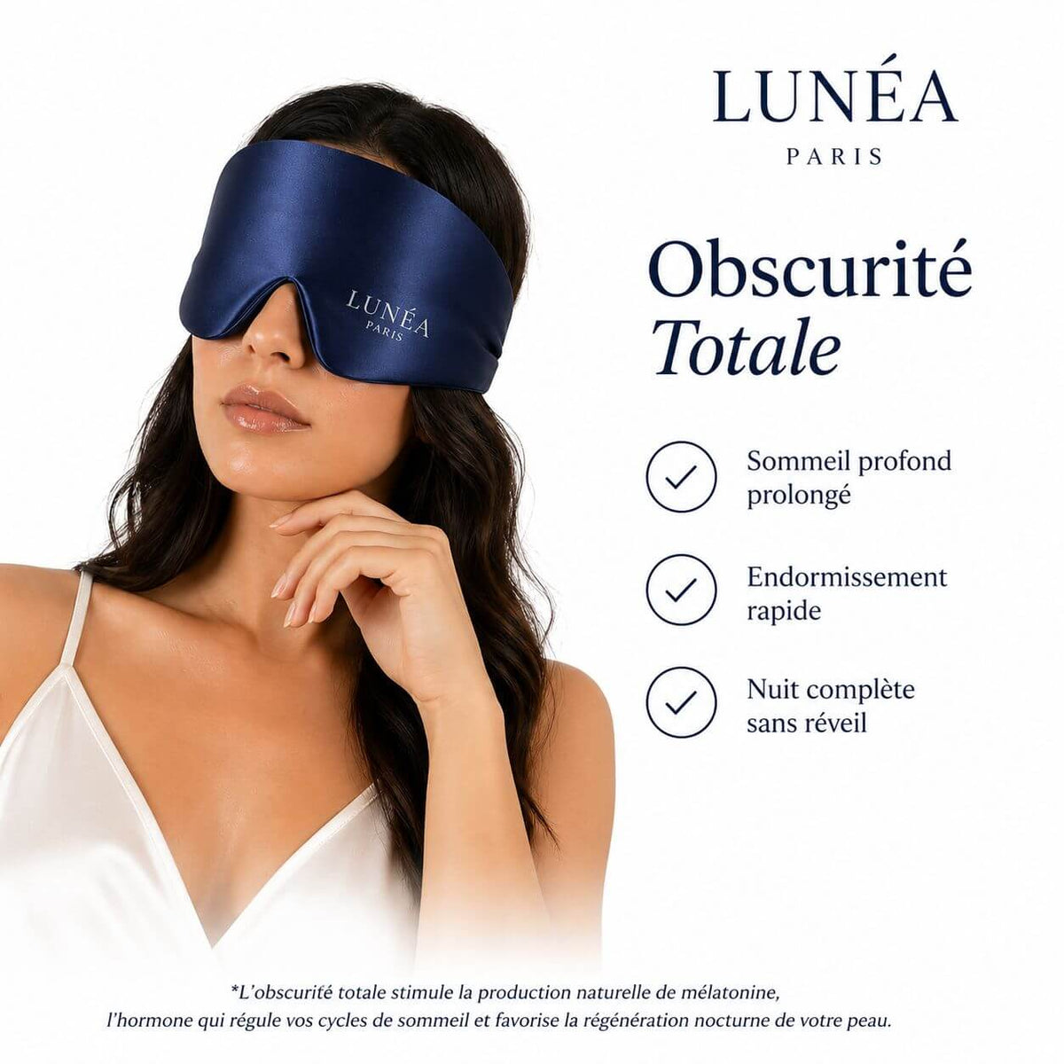 Masque Soie Nuit LUNÉA - LUNÉA PARIS