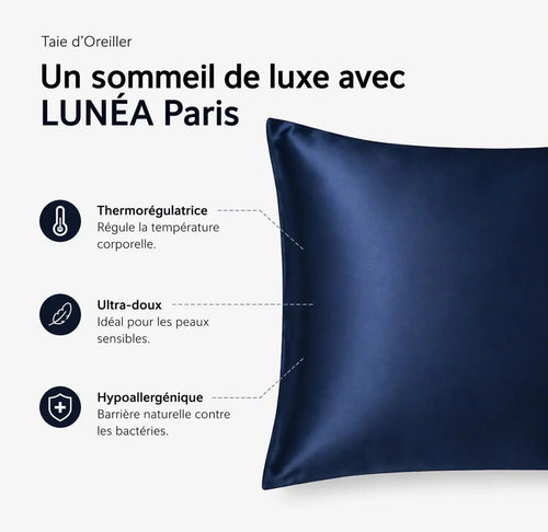 Taie d'Oreiller en Soie - LUNÉA PARIS